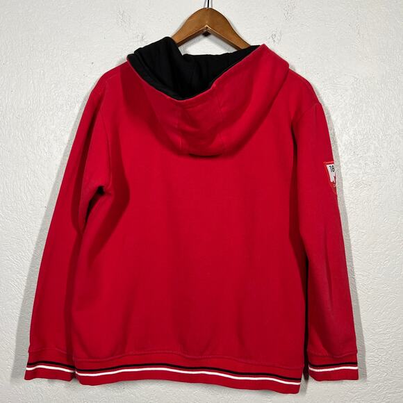 Fun to Be Canadian Quarter Zip Pullover Sweatshirt CANADA Spellout - M - Picture 4 of 5